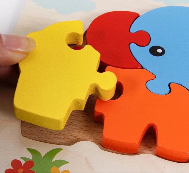 WoodenPuzzle - Puzzle 3D en Bois Montessori - Mirabelle