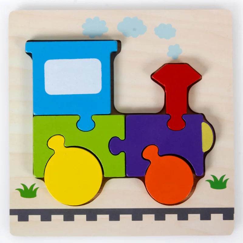 WoodenPuzzle - Puzzle 3D en Bois Montessori - Mirabelle