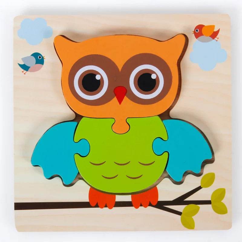 WoodenPuzzle - Puzzle 3D en Bois Montessori - Mirabelle