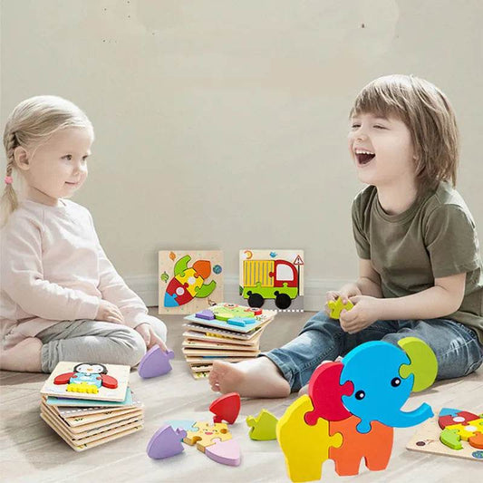 WoodenPuzzle - Puzzle 3D en Bois Montessori - Mirabelle