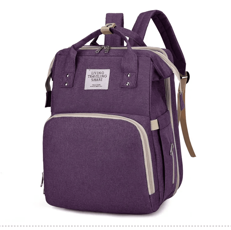 MamáBag - Sac à Dos Pliable Haute Capacité pour Maman avec Lit Pliable - Mirabelle