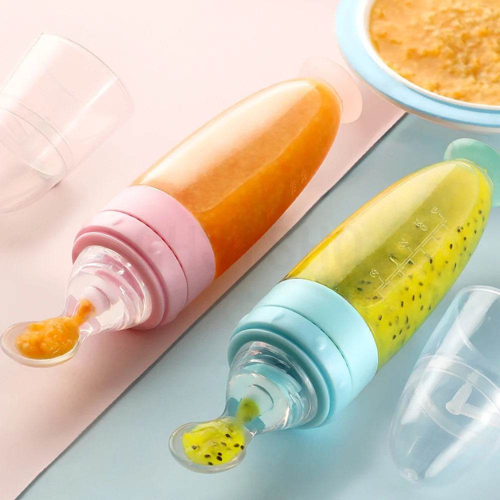 BabySpoonFeeder – Biberon Cuillère en Silicone 90ml - Mirabelle