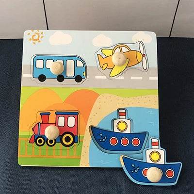 WoodenPuzzle - Puzzle 3D en Bois Montessori - Mirabelle