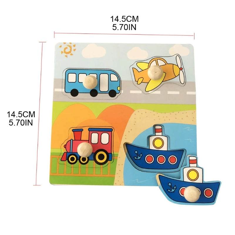 WoodenPuzzle - Puzzle 3D en Bois Montessori - Mirabelle