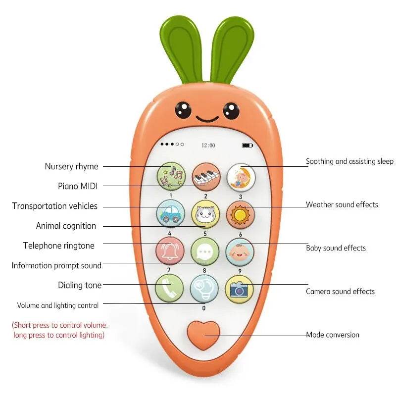 SmartPhoneBaby – Téléphone Jouet Éducatif - Mirabelle