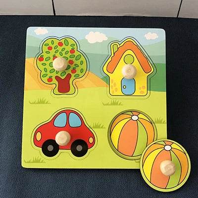 WoodenPuzzle - Puzzle 3D en Bois Montessori - Mirabelle