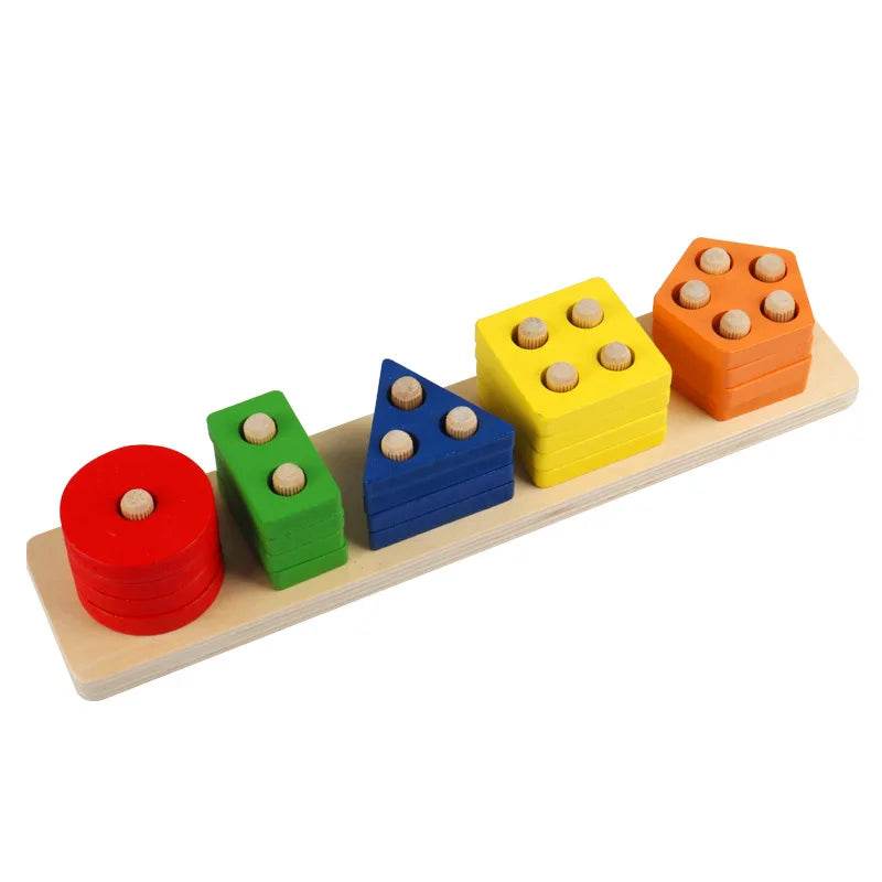 WoodenShapes – Puzzle Géométrique Montessori - Mirabelle