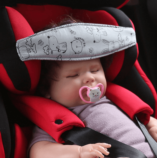 BabyHeadSafe – Coussin de Soutien Tête pour Bébé en Voiture et Poussette - Mirabelle