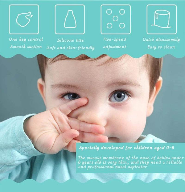 NasoClear – Aspiration Nasale Électrique Pour Bébés