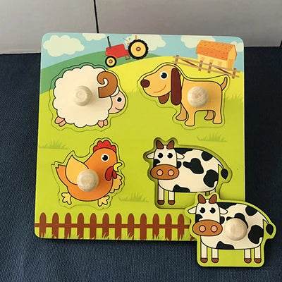 WoodenPuzzle - Puzzle 3D en Bois Montessori - Mirabelle