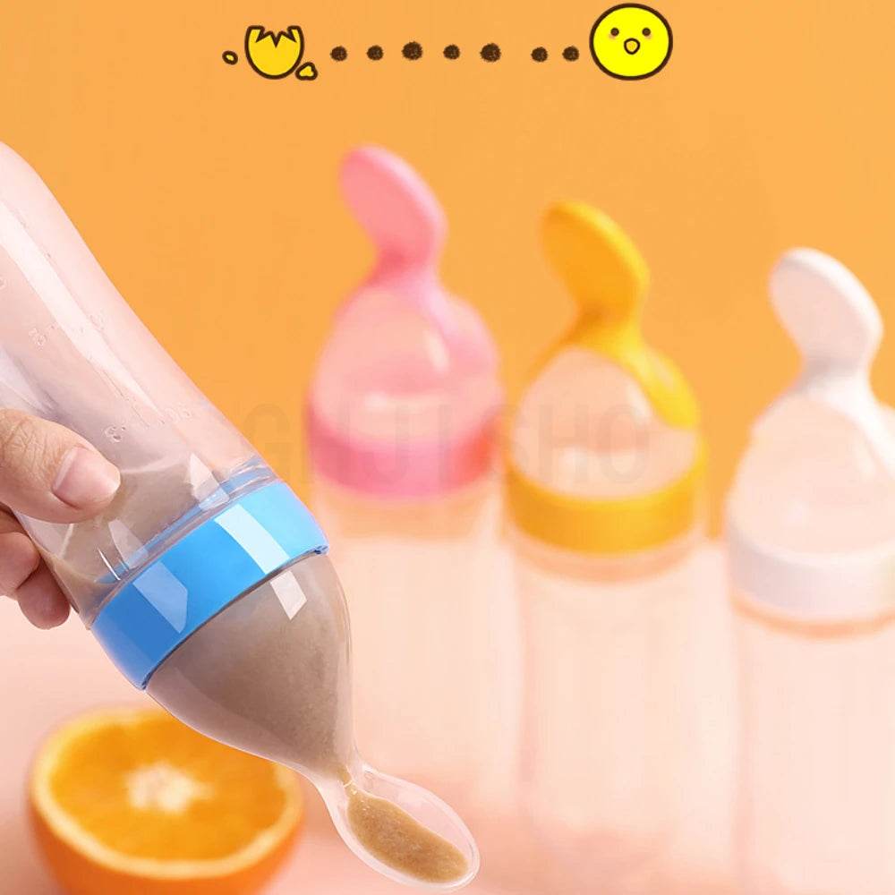 BabySpoonFeeder – Biberon Cuillère en Silicone 90ml - Mirabelle