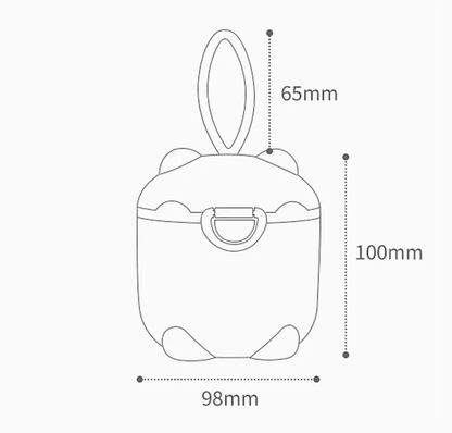 PiggyBox – Boîte à lait en poudre bébé - Mirabelle