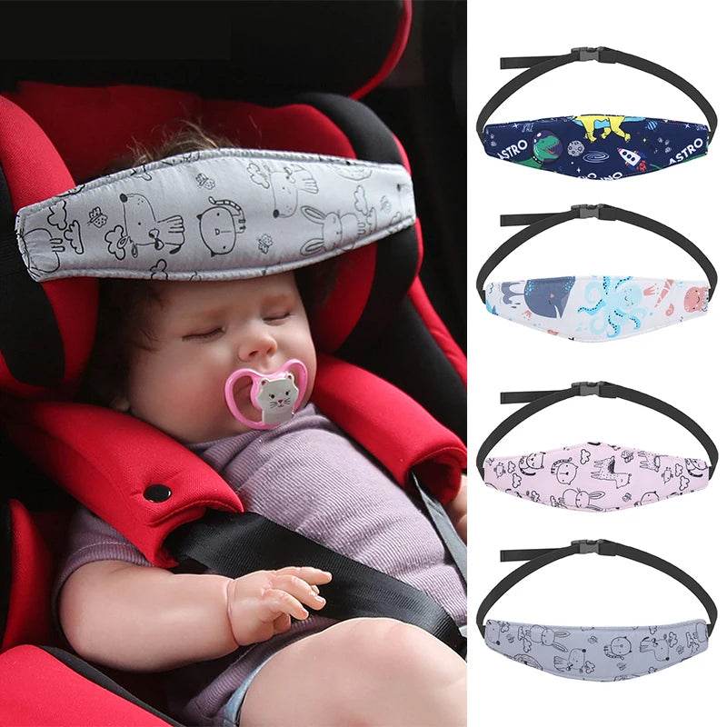 BabyHeadSafe – Coussin de Soutien Tête pour Bébé en Voiture et Poussette - Mirabelle