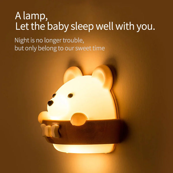 Z - BearGlow – Veilleuse Ours Douce Nuit Bébé - Mirabelle